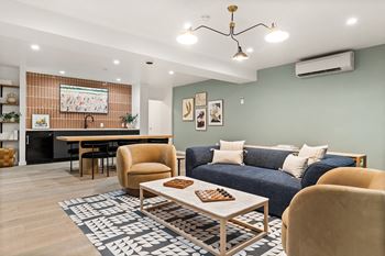 Clubroom Couches at Brookside Terrace Apartments, Encino California